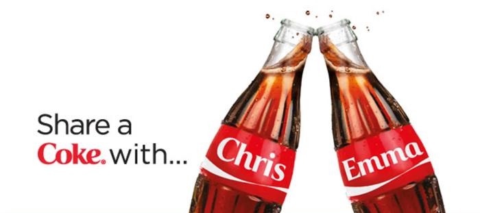 рекламный плакат кампании Share-a Coke